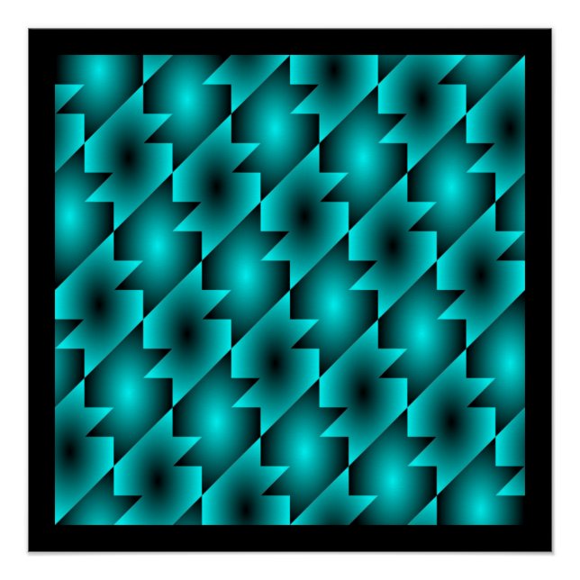 PÓSTER AQUA PATTERN DESIGN (Frente)
