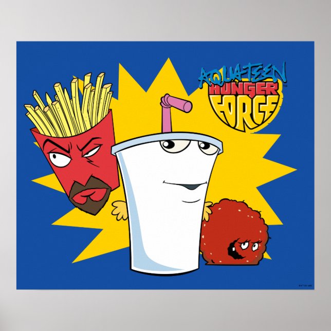 Poster Aqua Teen Hunger Force Explosive Graphic (Frente)