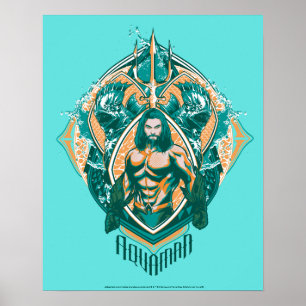 Poster Aquaman Aquaman & Trenchers gráficos