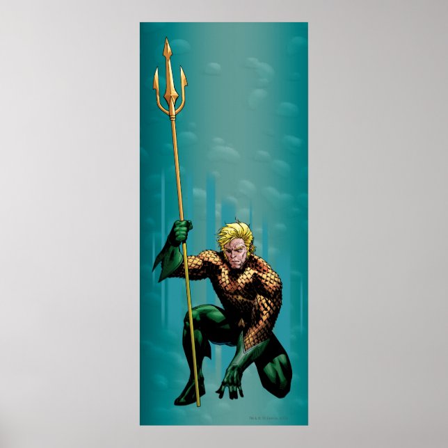Poster Aquaman Crouching (Frente)