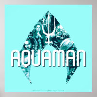 Aquaman | Orin, Mera, Orm & Manta preto no símbolo