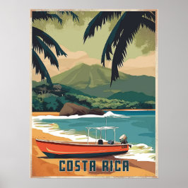 Poster Aquarela Costa Rica