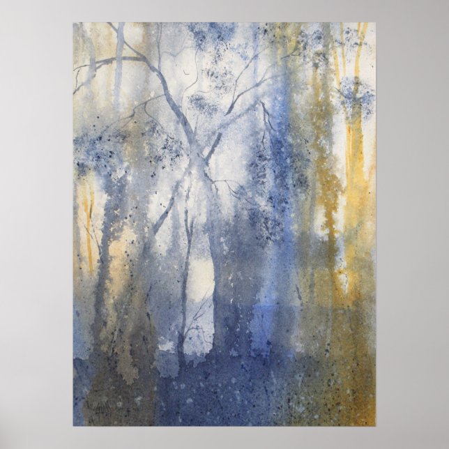 Poster Aquarela de Passagem do País Anterior (Frente)