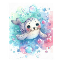 Aquarela Foca