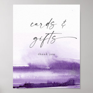 Poster Aquarela Moderna   Placa de cartões e presentes ro