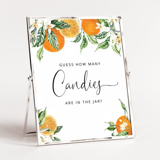 Poster Aquarela pequena doce adivinha quantas canções (Criador carregado)