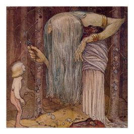 Póster Aquarela “Troll Herb” de John Bauer