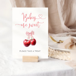 Poster Aquarelas Coquette Cherry Babies são doces