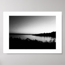 Poster Aquarelas do Canadá - Fotografia Preta e Branca