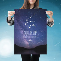 Aquário | Constelação Zodiac Personalizada