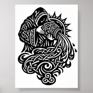 Poster Aquário — O Portador de Água por BurnsInHell