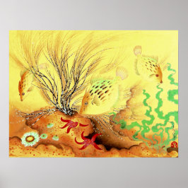 Poster Aquarium Puffer Fish Ono Bakufu 1941