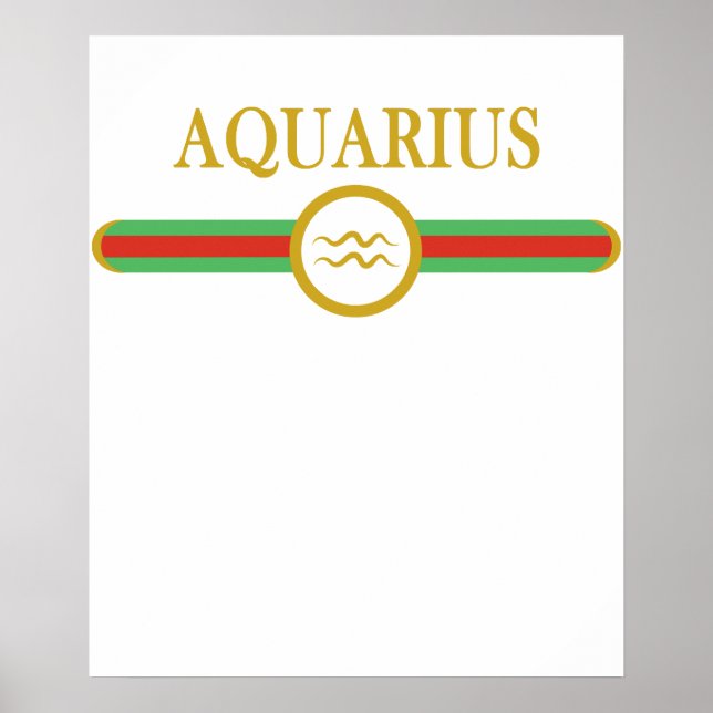 Poster Aquarius (Frente)