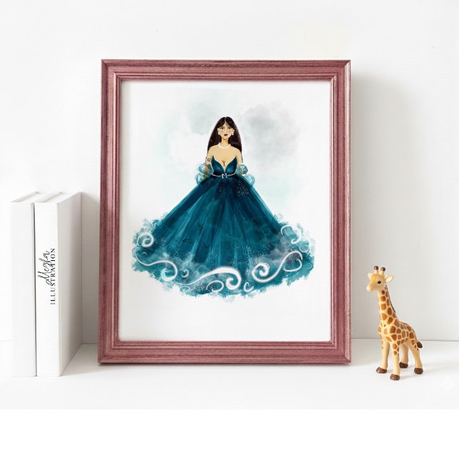 Poster Aquarius Constellation Poster, Minimalist Zodiac  (Criador carregado)