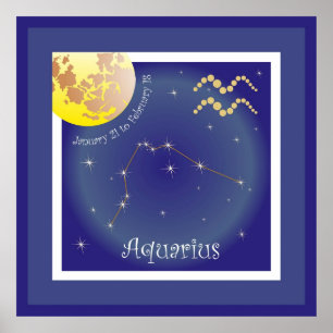 Póster Aquarius January 21 to de February de 18 posteres