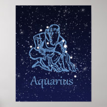 Aquarius Zodiac Sinal e Constelação