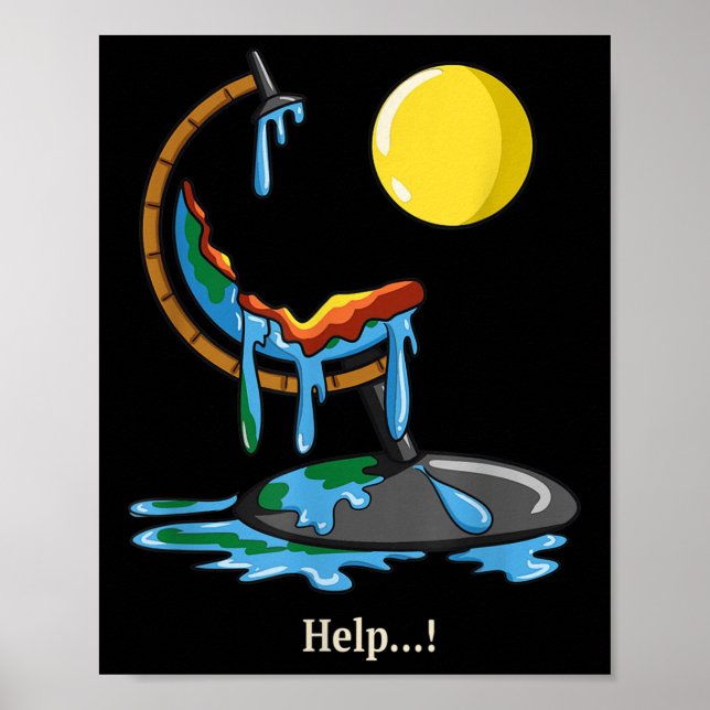 Poster Aquecimento Antisolo Alterações Climáticas Pro Nat (Frente)