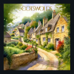 Poster Aquecimento da Aquarela na Viagem de Cotswolds<br><div class="desc">Esta poster representa verdadeiramente a visão mágica que temos dessas pequenas cidades na região de Cotswolds do Reino Unido — o encanto dos caminhos e casas e flores e a história por trás delas. Aproveite a adorável poster para si mesmo ou como presente. Se você tiver alguma dúvida, basta enviar...</div>
