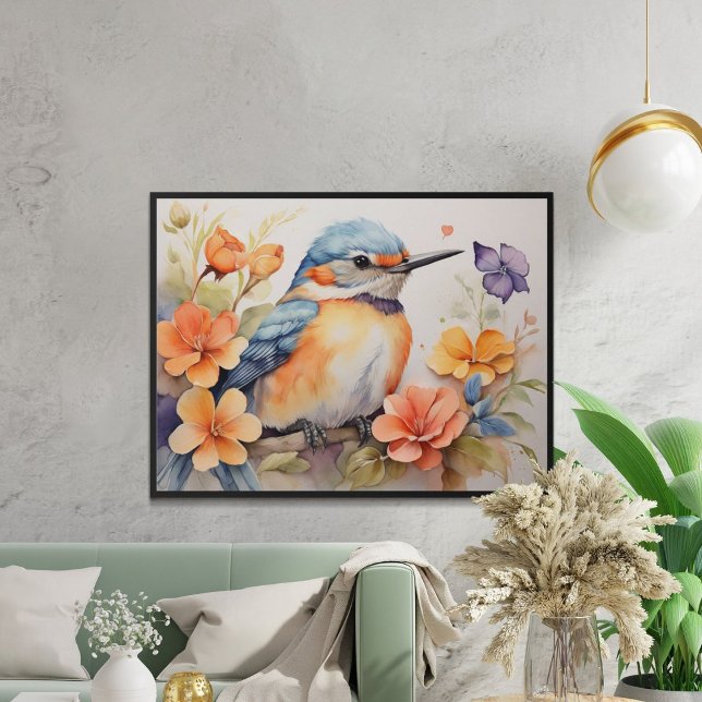 Póster Aquecimento das aves aquáticas (Criador carregado)