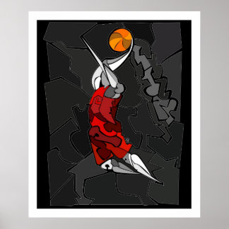 Póster Aquecimento de Dunk pela NGBOO