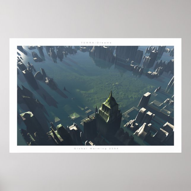 Poster Aquecimento global 2054 (Frente)