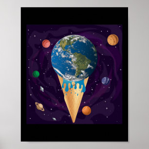 Poster Aquecimento Global, Proteção Ambiental, Globo, S