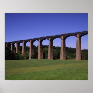 Poster Aqueduto do Canal Shropshire Union, Pont Cysyllte,