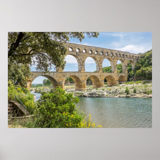 Póster Aqueduto Romano Antigo (Frente)