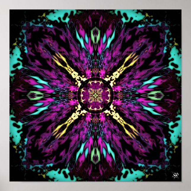 Poster Aquela coisa do espaço exterior - padrões pareidol (Frente)