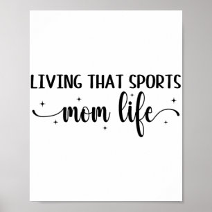 Poster Aquela Esportiva Mãe Vida Engraçada Dia de as mães