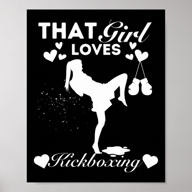 Poster Aquela Garota Ama Kickboxing  (Frente)