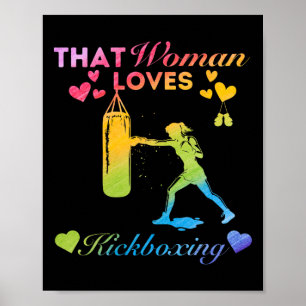 Poster Aquela Mulher Ama Kickboxing