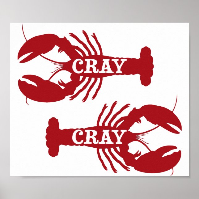 Póster Aquele Crustáceo Cray Cray Crayfish (Frente)