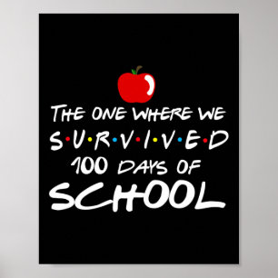 Poster Aquele Onde Sobrevivemos 100 Dias De Ensino Escola
