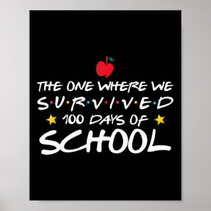 Poster Aquele Onde Sobrevivemos 100 Dias De Escola