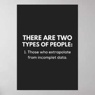 Poster Aqueles que extrapolam de dados incompletos