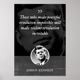 Poster Aqueles que impossibilitam uma revolução pacífica,