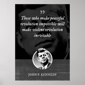 Poster Aqueles que impossibilitam uma revolução pacífica,