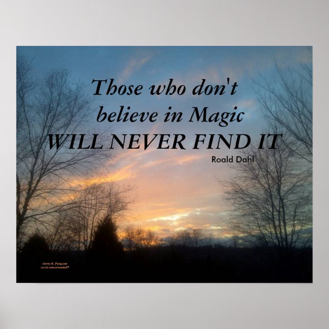 POSTER AQUELES QUE NÃO ACREDITAM EM DAHL (Frente)