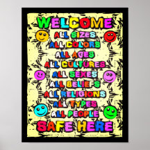 Aqui é seguro - bem-vindo