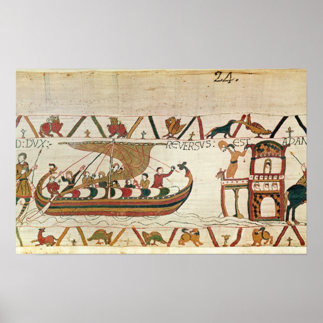 Poster Aqui Earl Harold volta para a Inglaterra (Frente)