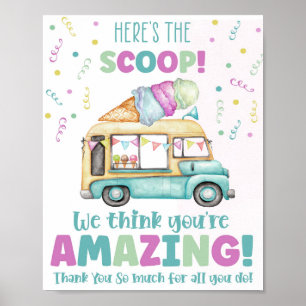 Poster Aqui está a Festa do Sorvete Scoop