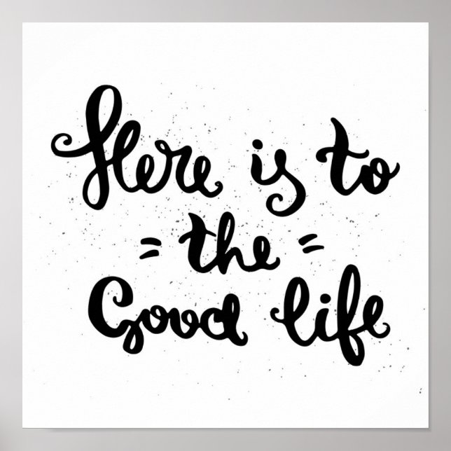 Poster Aqui Está Para A Boa Vida (Frente)