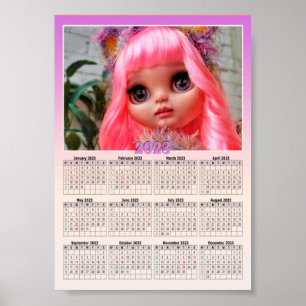 Poster Aqui estará o seu calendário de fotos 2023
