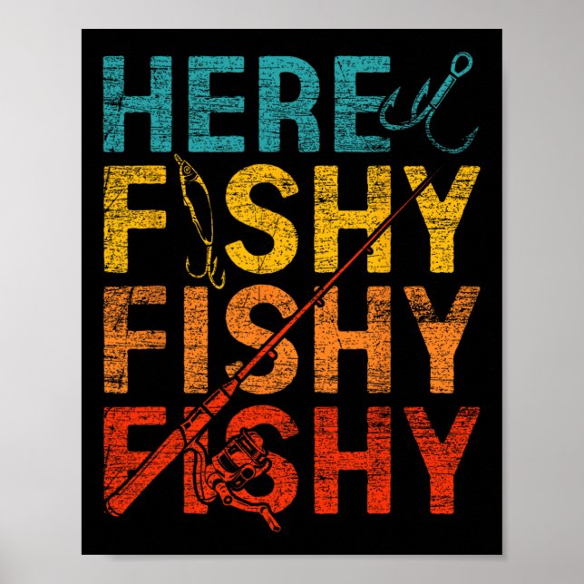 Poster Aqui Fishy Fishy (Frente)