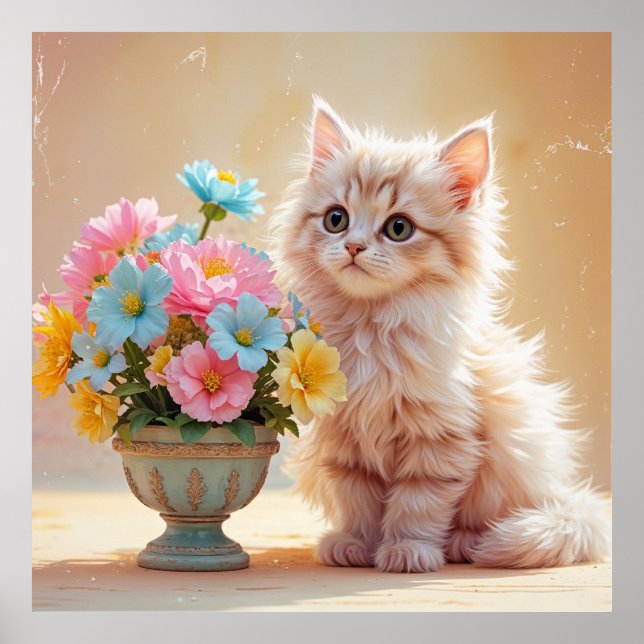 Poster Aqui gatinho, gatinho... (Frente)