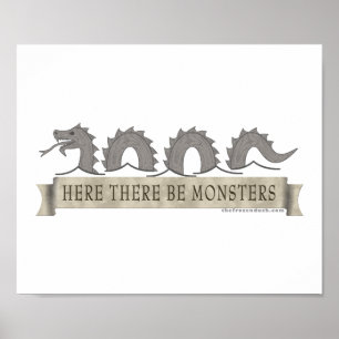 Poster Aqui haja monstro