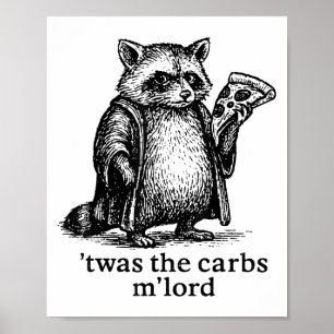Poster Aqui Os Carboidratos Mlord Meme Homens Presentes M