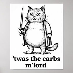Poster Aqui Os Carboidratos Mlord Meme Homens Presentes M
