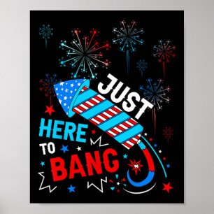 Poster Aqui Para Bang Engraçado Dia 4 De Julho Da Indepen